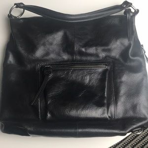 Scuola del Cuoio leather black handbag